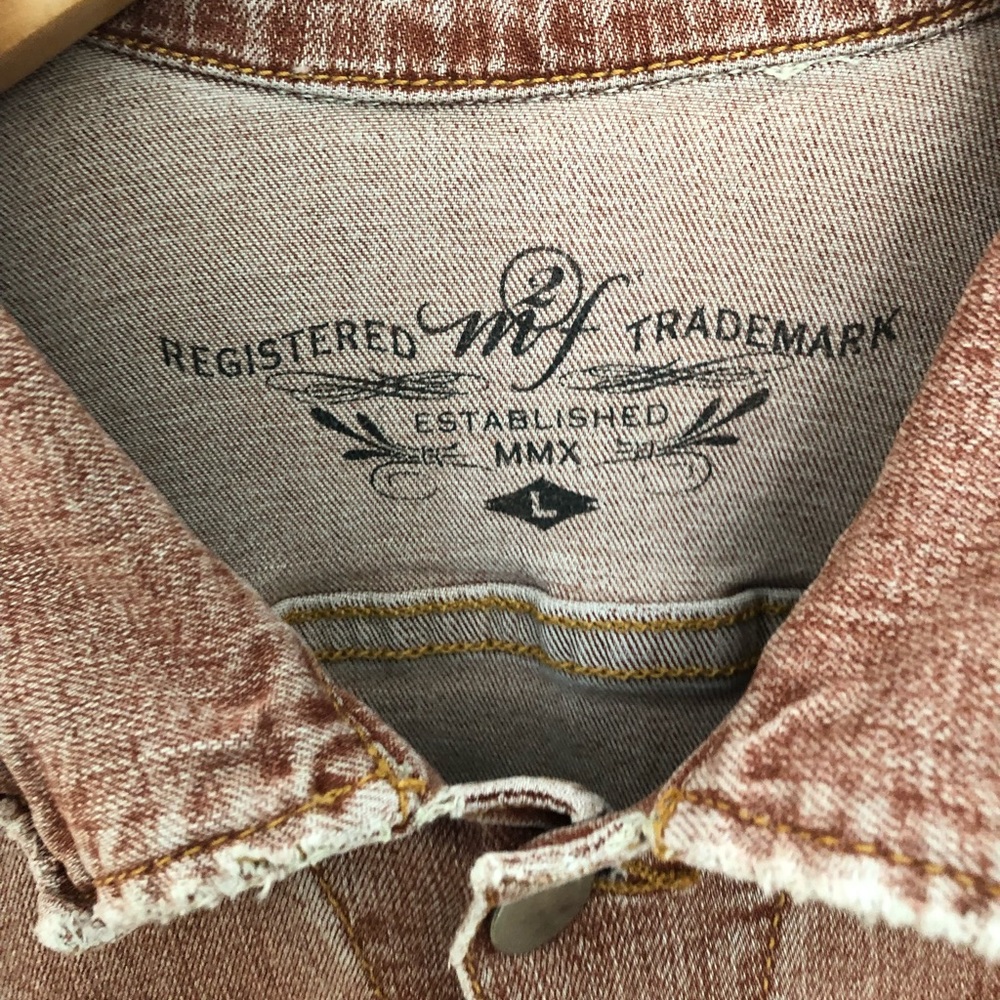 LN ★ Vintage Free People Jean Jacket ★ - Picture 6 of 6